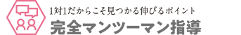 完全マンツーマン指導