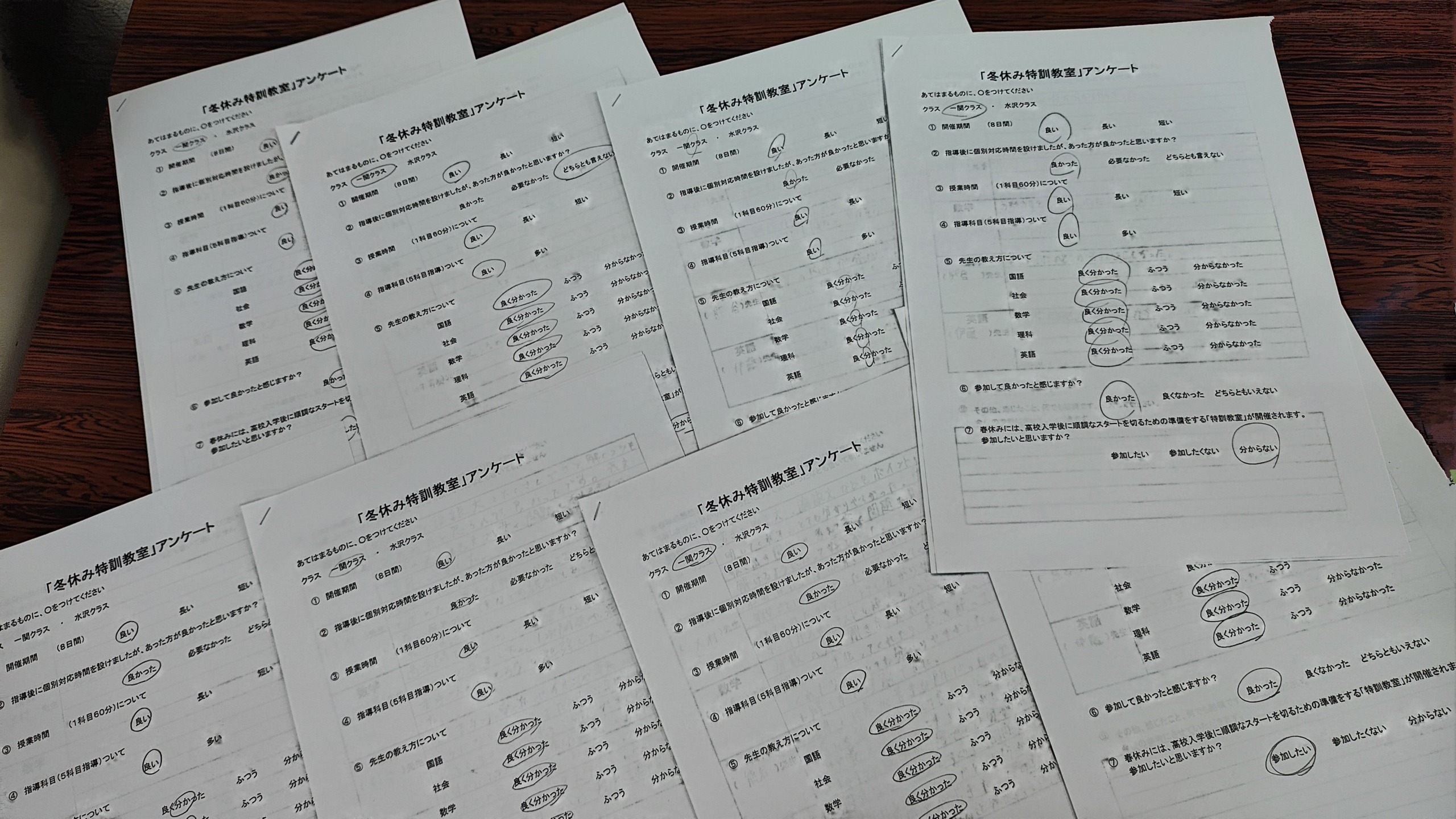 「冬休み特訓教室」終了！次はいよいよ本番へ
