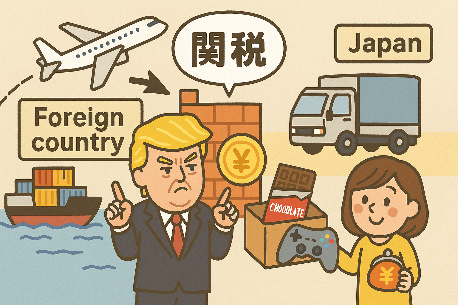 「関税」ってなに？小学生にもわかるカンタン解説！