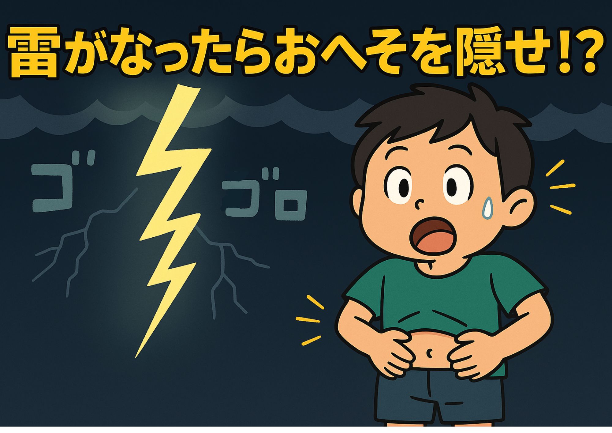 その“ゴロゴロ”は何度ある？みんなが知らない雷の雑学