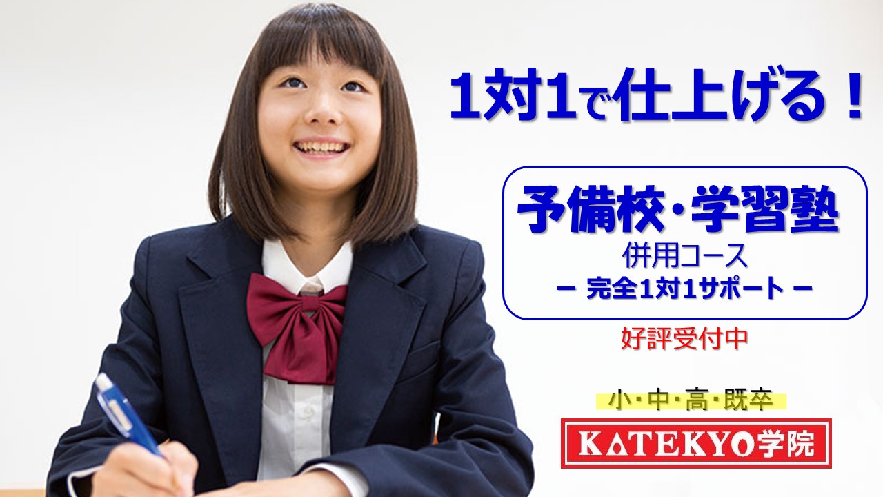 あと一歩を、個別で押し上げる！